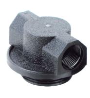 Оголовок для контактной колонны, под трубу 50 mm, 2" BSP In/Out Head ABS Suit 4" (JD-C105)