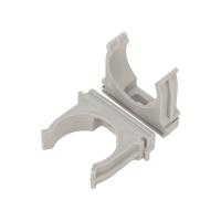 Клипса-крепеж для труб 32 мм (серый)